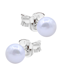 Pearl Silver Stud Earring STS-7092